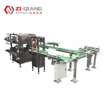Flexible Chain Turn Bottle Conveyor System 1 Ltr Water Bottle Packing Machine