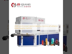 ZQ60 synchronized injection blowing machine self adhesive bottle bagging machine